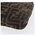 Borsa a tracolla FENDI Zucca Canvas Mamma Baguette Marrone Nero Auth 199587V - vista 15