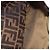 Borsa a tracolla FENDI Zucca Canvas Mamma Baguette Marrone Nero Auth 199587V - vista 22