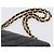 Borsa CHANEL Double Flap Chain Matelasse 25 Lamb Skin Black Gold CC Auth yk20822SM Nero D'oro - vista 8