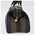 Pequin Borsa Boston FENDI Pecan Canvas PVC Nero Marrone oro Auth 199677V D'oro - vista 4