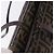 Borsa Tote FENDI Zucca Canvas Marrone Nero Auth 197739A - vista 10
