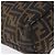 Borsa Tote FENDI Zucca Canvas Marrone Nero Auth 197739A - vista 16