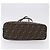 Borsa Tote FENDI Zucca Canvas Marrone Nero Auth 197739A - vista 5