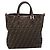 Borsa a mano FENDI Zucca Canvas Nero e Marrone Auth ka5892 - vista 2