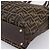 Borsa a mano FENDI Zucca Canvas Nero e Marrone Auth ka5892 - vista 9