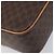 Céline Borsa a tracolla CELINE Macadam PVC Pelle Marrone Oro Auth 197617A D'oro - vista 11