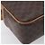 Céline Borsa a tracolla CELINE Macadam PVC Pelle Marrone Oro Auth 197617A D'oro - vista 13