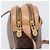 Céline Borsa a tracolla CELINE Macadam PVC Pelle Marrone Oro Auth 197617A D'oro - vista 15