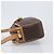 Céline Borsa a tracolla CELINE Macadam PVC Pelle Marrone Oro Auth 197617A D'oro - vista 5