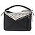 Borsa Puzzle LOEWE Collaborazione AniAlverse Small Cotton White Auth 167494SM Argento Bianco - vista 2