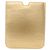 SAINT LAURENT iPad Case Leather Gold Auth 197169M Golden - view 3