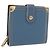 LOUIS VUITTON Suhari Compact Zip Wallet Leather Blue M91829 LV Auth 200260V Blau