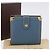 LOUIS VUITTON Suhari Compact Zip Wallet Leather Blue M91829 LV Auth 200260V Blau - Ansicht 12