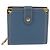 LOUIS VUITTON Suhari Compact Zip Wallet Leather Blue M91829 LV Auth 200260V Blau - Ansicht 13