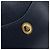 Borsa a mano Christian Dior in pelle blu navy e oro Auth ep15745 - vista 14