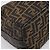 Borsa a mano Vanity FENDI Zucca Canvas Nero Marrone Auth 197863 - vista 15