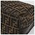 Borsa a mano Vanity FENDI Zucca Canvas Nero Marrone Auth 197863 - vista 16
