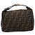 Borsa a mano Vanity FENDI Zucca Canvas Nero Marrone Auth 197863 - vista 2