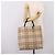 Borsa a mano BURBERRY Nova Check PVC Leather Beige Silver Auth BA15368 Argento - vista 22