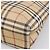 Borsa a mano BURBERRY Nova Check PVC Leather Beige Silver Auth BA15368 Argento - vista 9