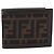 Carteira Bifold FENDI Zucca Canvas Brown Auth am12503V Marrom - vista 13