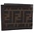 Carteira Bifold FENDI Zucca Canvas Brown Auth am12503V Marrom - vista 2