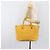 Céline Borsa Tote CELINE in pelle gialla, tono oro Auth ep15757 Giallo - vista 24