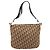 Borsa a tracolla Christian Dior Trotter Canvas Beige Gold Auth 199611 - vista 3