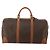 Céline Borsa Boston CELINE Macadam Canvas PVC Leather Brown Gold Auth mr2824 Marrone D'oro - vista 2