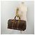 Céline Borsa Boston CELINE Macadam Canvas PVC Leather Brown Gold Auth mr2824 Marrone D'oro - vista 25