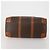 Céline Borsa Boston CELINE Macadam Canvas PVC Leather Brown Gold Auth mr2824 Marrone D'oro - vista 5