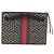 Borsa a pochette GUCCI GG Caleido Web Sherry Line PVC Beige Silver 429004 Auth 199583A Argento - vista 3