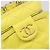 Borsa Vanity con catena Matelassé CHANEL in pelle d'agnello 2way Yellow Gold CC Auth 196667M D'oro Giallo - vista 17