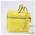 Borsa Vanity con catena Matelassé CHANEL in pelle d'agnello 2way Yellow Gold CC Auth 196667M D'oro Giallo - vista 5