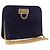 Borsa a tracolla Salvatore Ferragamo Gancini Chain in camoscio viola e oro Auth BA15108 D'oro Porpora