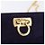 Borsa a tracolla Salvatore Ferragamo Gancini Chain in camoscio viola e oro Auth BA15108 D'oro Porpora - vista 15