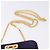 Borsa a tracolla Salvatore Ferragamo Gancini Chain in camoscio viola e oro Auth BA15108 D'oro Porpora - vista 9