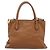 Borsa a mano Miu Miu in pelle 2way Brown Gold Auth yk20781M Marrone D'oro - vista 13