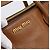Borsa a mano Miu Miu in pelle 2way Brown Gold Auth yk20781M Marrone D'oro - vista 19