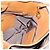 Borsa a mano Miu Miu in pelle 2way Brown Gold Auth yk20781M Marrone D'oro - vista 21
