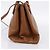 Borsa a mano Miu Miu in pelle 2way Brown Gold Auth yk20781M Marrone D'oro - vista 4