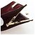 Monedero Christian Dior Trotter Canvas Bordeaux Gold Auth 199784A - vista 13