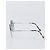 Gafas de sol Miu Miu metal Silver Auth BA15179 Plata - vista 3