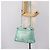 FENDI Zucca Canvas Peek A Boo Regular Bag Leder 2way Grün Silber Auth 196588A - Ansicht 24
