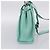FENDI Zucca Canvas Peek A Boo Regular Bag Leder 2way Grün Silber Auth 196588A - Ansicht 3
