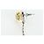 CHANEL Pierce Metal Silver Yellow CC Auth 192858V Argento Giallo - vista 6