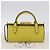Borsa a tracolla con catena PRADA in pelle Saffiano Yellow Gold Auth 198688M D'oro Giallo - vista 12