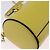 Borsa a tracolla con catena PRADA in pelle Saffiano Yellow Gold Auth 198688M D'oro Giallo - vista 18
