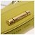 Borsa a tracolla con catena PRADA in pelle Saffiano Yellow Gold Auth 198688M D'oro Giallo - vista 21