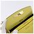 Borsa a tracolla con catena PRADA in pelle Saffiano Yellow Gold Auth 198688M D'oro Giallo - vista 22
